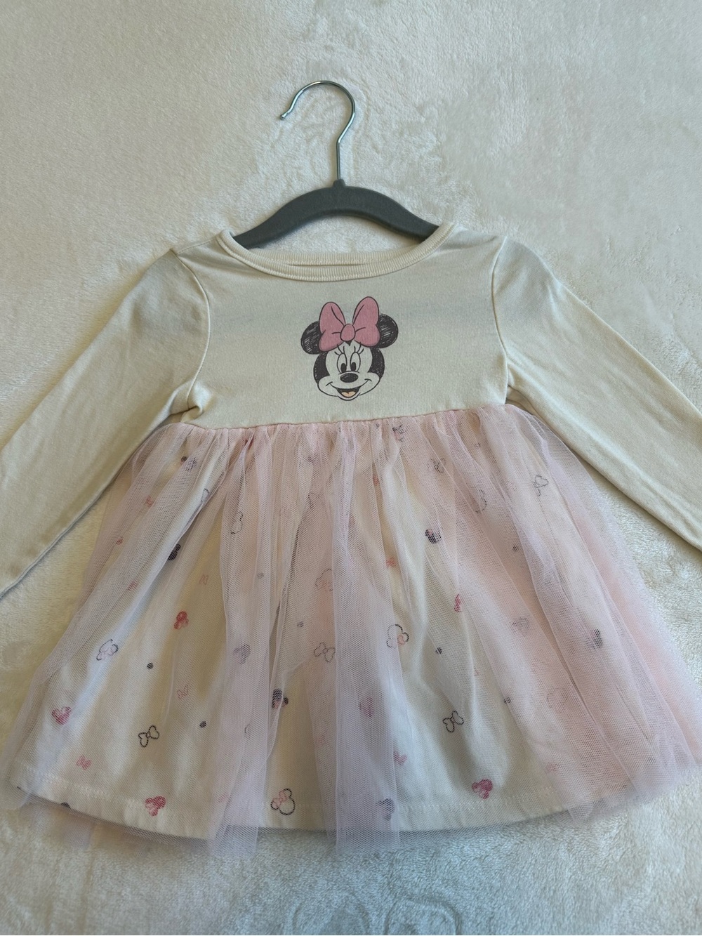 Minnie Mouse Pink Tulle Baby doll Dress Top for Disney lovers